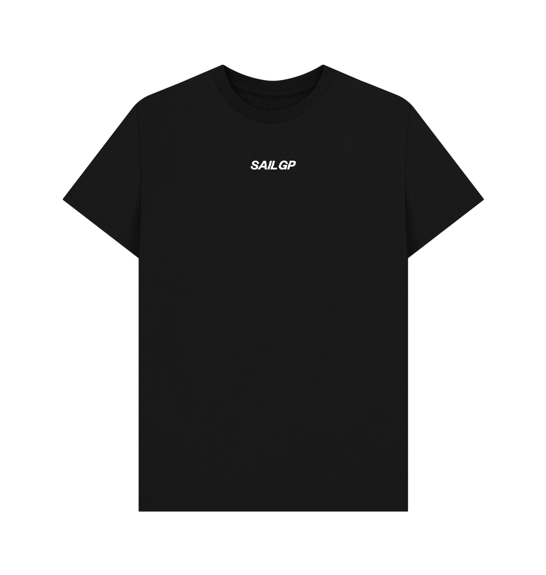 Black Printed T-shirt Front