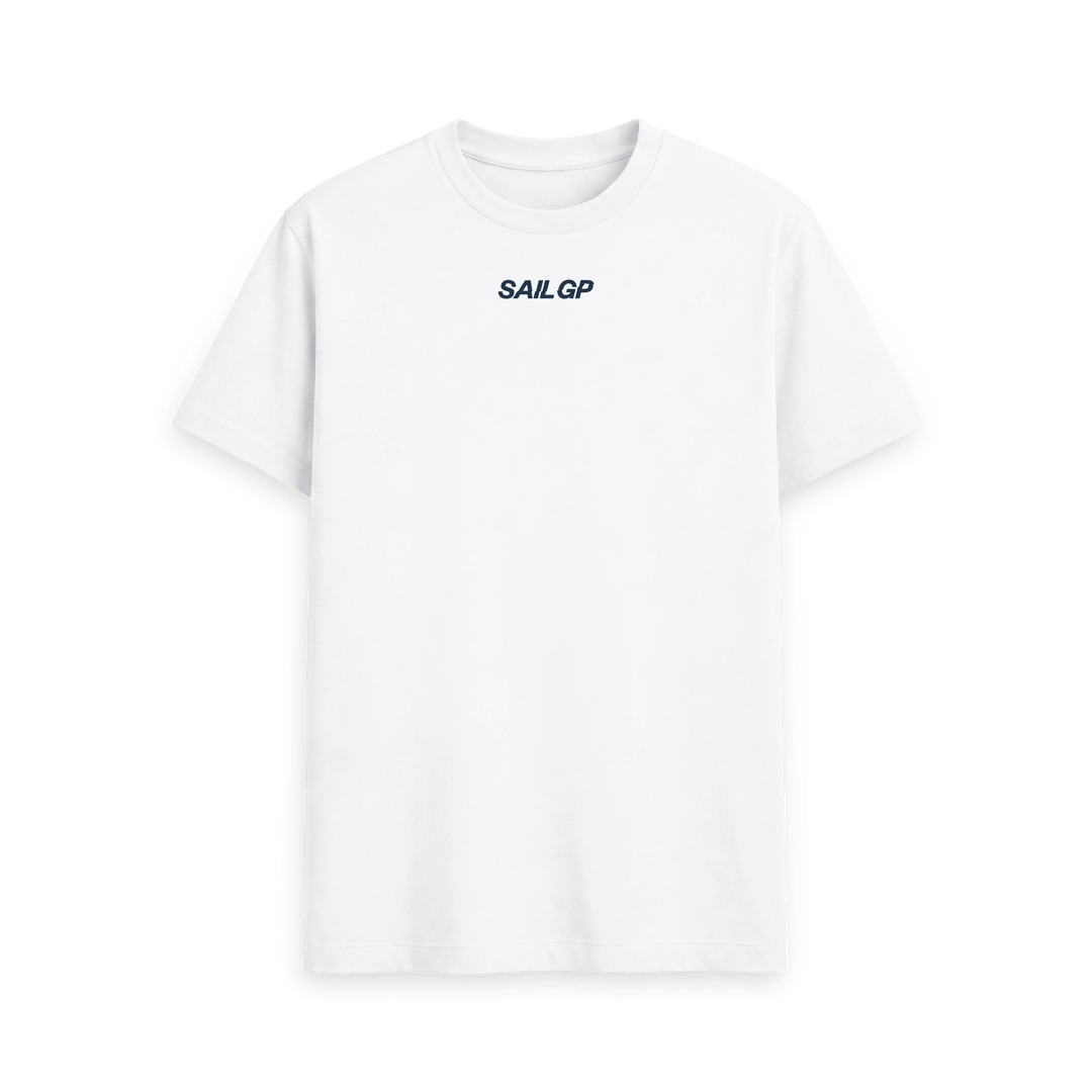 White Printed T-shirt Front