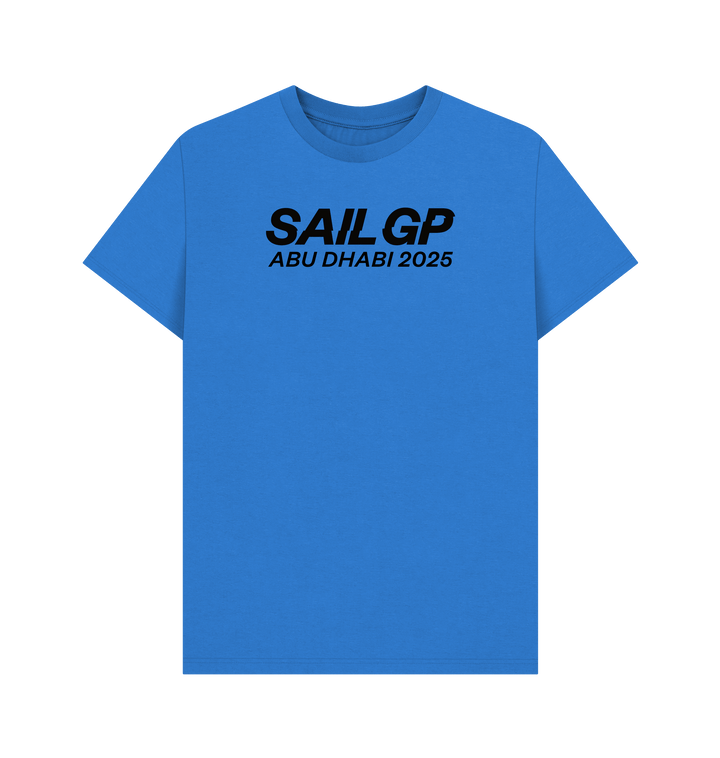 Bright Blue Printed T-shirt Front