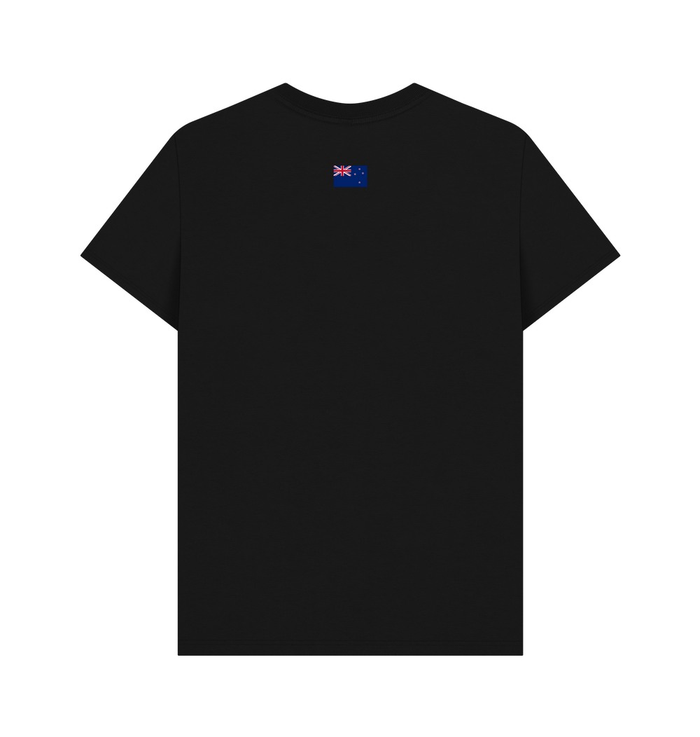 Black Printed T-shirt Back