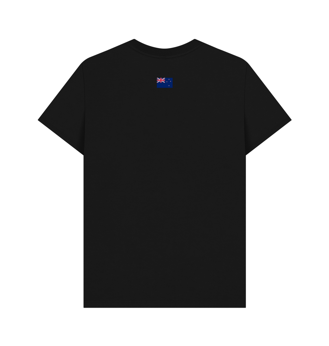 Black Printed T-shirt Back