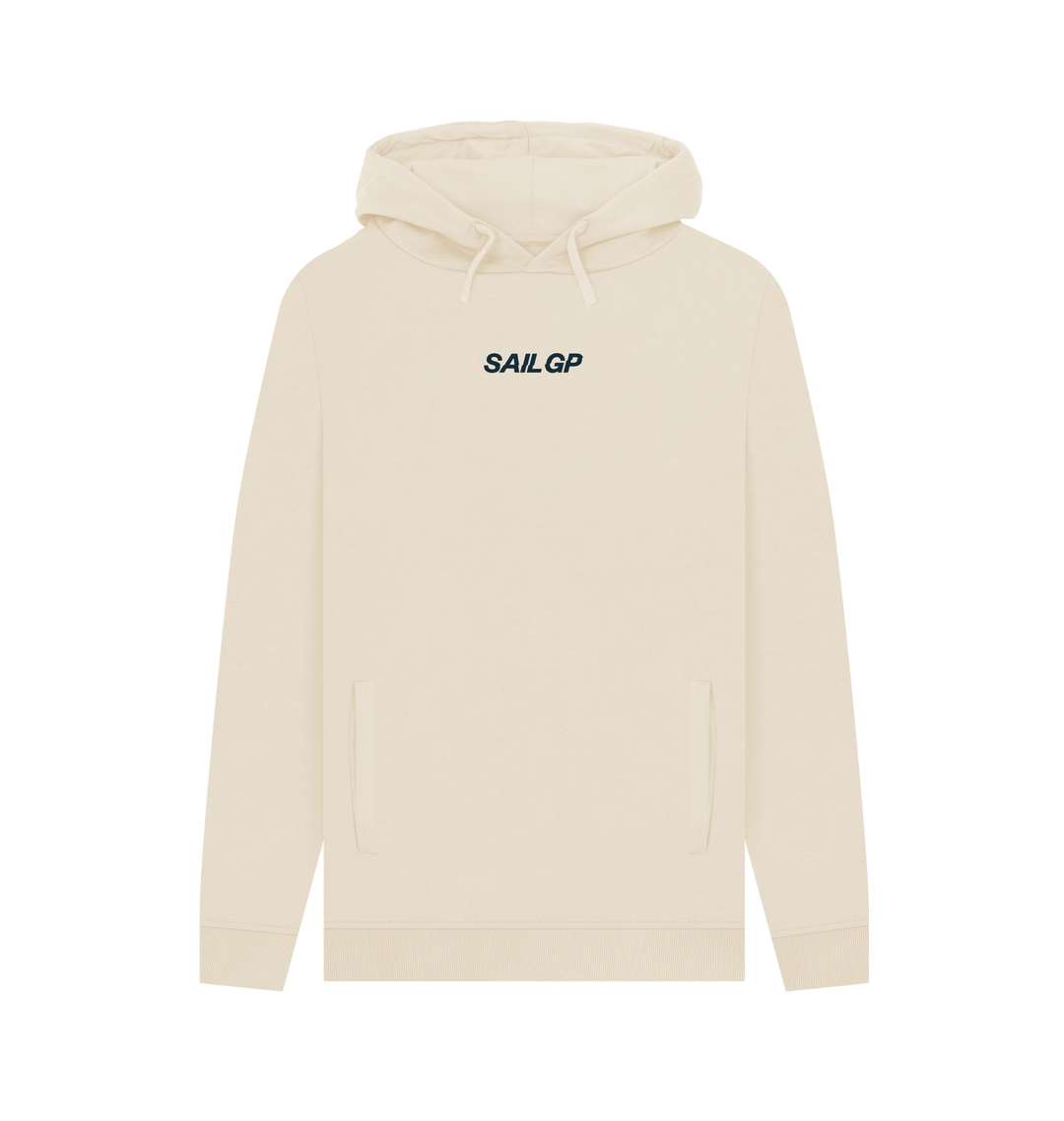 Oat Printed Hoody Front