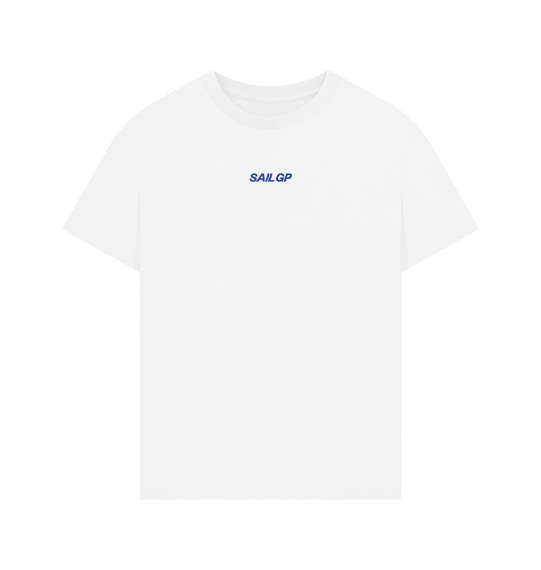 White Printed T-shirt Front