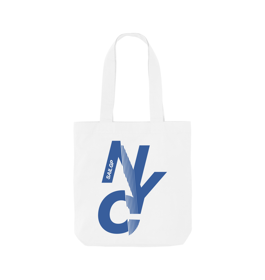 White Printed Bag Front