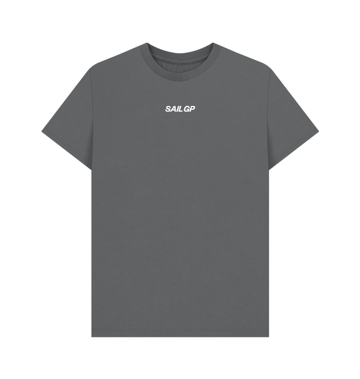 Slate Grey Printed T-shirt Front