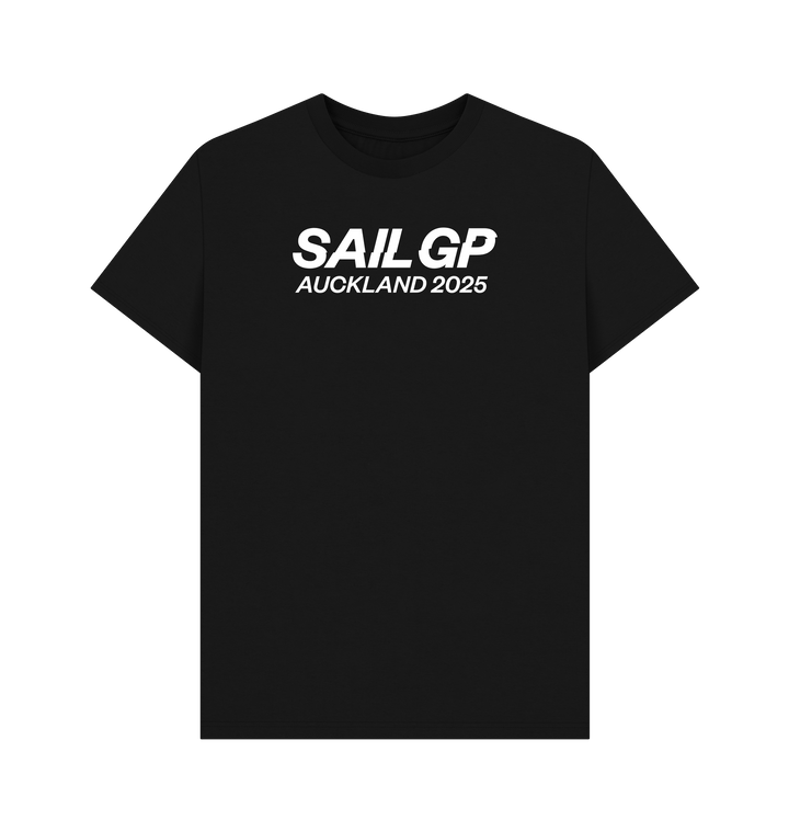 Black Printed T-shirt Front