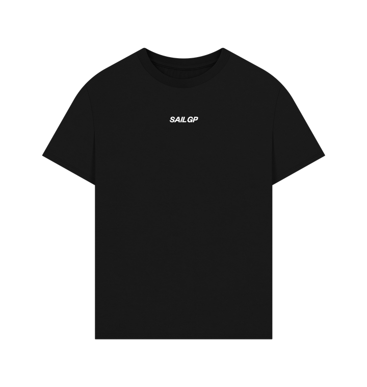 Black Printed T-shirt Front